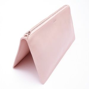 Baggu leather folded clutch
